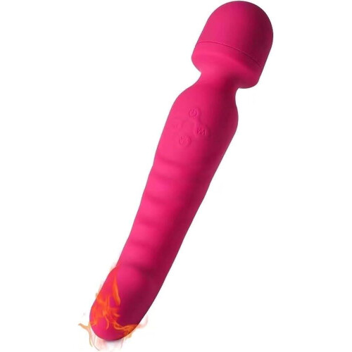 Heating Personal Massager with 10 Vibration Modes for Relaxation & Couples Use