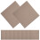 Carpet Flooring Polyester Khaki 10pcs 7