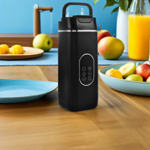 Portable Mini Juice Blender Black Plastic Protein Shake Maker Cup 2