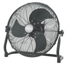 18" Industrial Black Floor Fan 100W 3 Speed