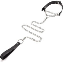 Zestaw obroży choker ze skóry PU z łańcuszkiem do akcesoriów cosplay w stylu gotyckim