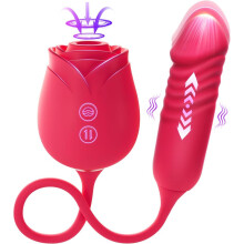 Masażer osobisty Rose Style z 10 trybami pulsu, akumulatorowe urządzenie do relaksu dla par