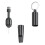 Metal Built Multitool Package Opener Cleaner Brush Phone-Black 1
