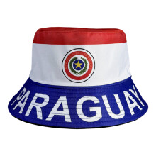 Convertible Soccer Themed Fisherman Cap Comfortable-Paraguay
