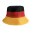 Packable Soccer Theme Bucket Hat Convertible Polyester-Germany 1