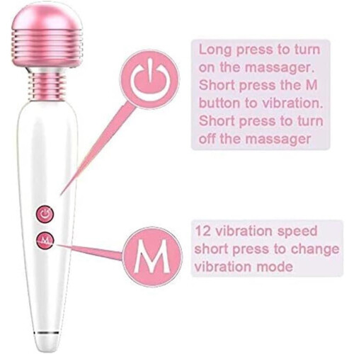 Wasserdichtes Silikon-Massagegerät mit variablen Vibrationsfrequenzmodi 2
