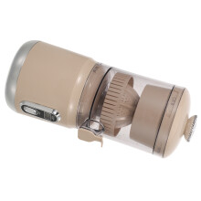 Compact Beige Electric Orange Juice Extractor with Pulp Separator