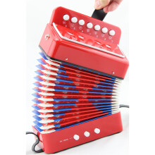 Infant Learning Toys Accordion Toy Red 1pcs 7.1x6.7x3.5in
