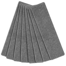 15Pcs Sturdy Black Stair Carpet Pads Polyester Stair Treads for Safety