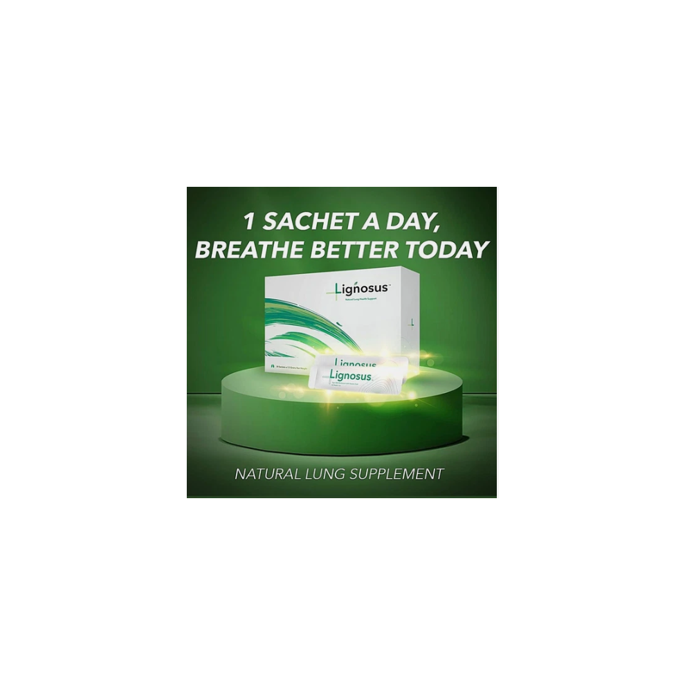 Health Plus Lignosus Best Natural Respiratory Health Supplement - 30 Sachet Box