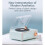 Vintage Phonograph Bluetooth Speaker with Alarm Clock and 3