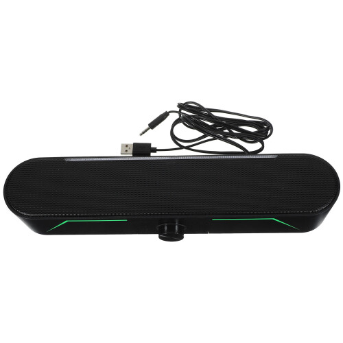LED USB 3.5mm Wired Sound Bar Computer Speakers For PC Laptop