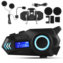Waterproof ABS Motorcycle Earphone Wireless Headset