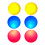6Pcs Colored LED Balls Electronic Glow Balls for Night Use 1