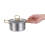 5Sets Gold Stainless Steel Soup Pots Set Double Handle Fast Cooking 7