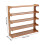 1Set Bamboo Shoe Rack Multi Tier Brown Stand for Home Entryway 2