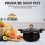 Home Use Black Micro Pressure Cooker Non-Stick Enamel Pot 8