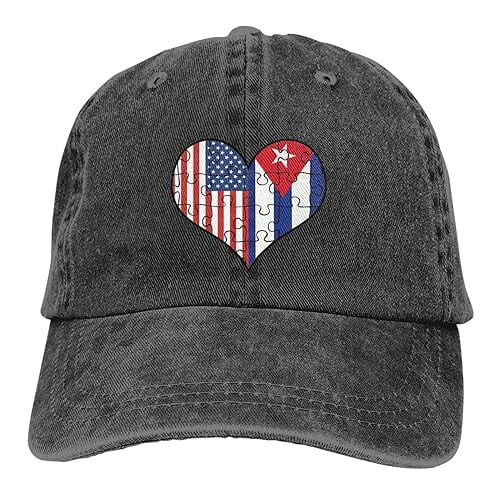 Cappellino da baseball vintage regolabile – Cuore e Giamaica 1