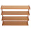 1Set Bamboo Shoe Rack Brown Multi-Tier Home Entryway Organizer 1