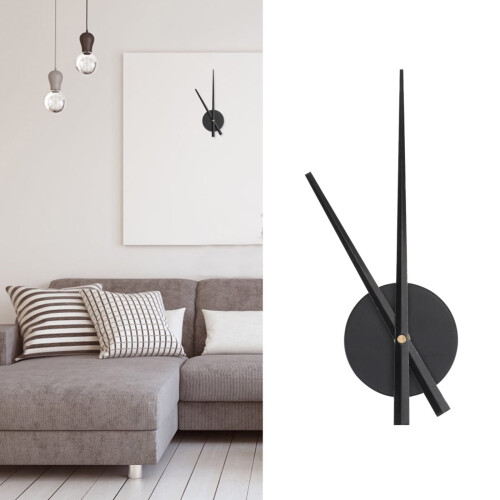 3D Wall Clock Hands – Gold or Silver Metal, for Home & 1