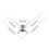 3D Wall Clock Hands – Gold or Silver Metal, for Home & 3