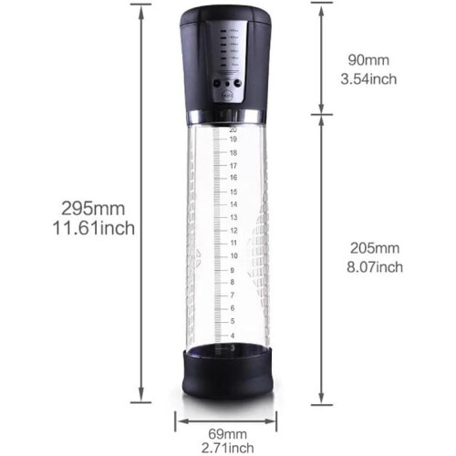 Rechargeable Vacuum Suction Massager, 6 Vibration Modes, Silicone Pressure Training Device 1