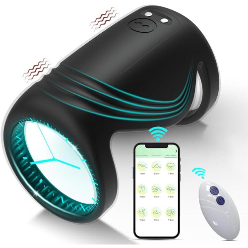 Remote Control Vibrating Ring Massager, Rechargeable Wellness Device for Couples 1