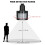 LNKOO PIR Motion Sensor LED Light 90-250V 180 Wall Mount 6