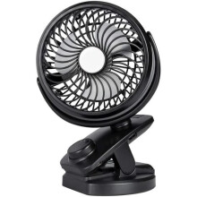 Ventilateur Pince – Mini-Ventilator mit Clip – Schwarz