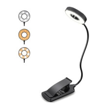 Lampe de Bureau LED wiederaufladbar auf Pince ORIA – 2 Helligkeitsstufen – Augenpflege