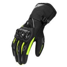 Gants de Moto Gants écran Tactile Coupe-vent Moto Tactiques de Sport Gants, Noir Vert, MX