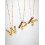 Gold Bubble Letter Necklace for Women – Initial Pendant 2