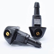 Compatibel met ruitensproeiers van de Honda CRV 2006-2011, set van 2, dubbele sproeikop met brede straal.