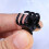 Mini fermagli per capelli in plastica nera con ganasce (24 pezzi) 3