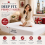 (White, Double) Fitted Sheet 40cm Extra Deep Single Double King Size Bed Sheets UK Soft Microfiber Wrinkle Resistant Easy Care 1