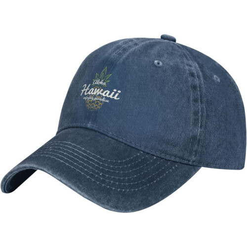 Pineapple Hawaii Denim -lippalakki – Säädettävä 1