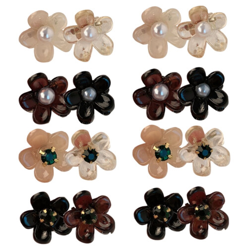 Ensemble de 16 pinces à cheveux en forme de fleur 2
