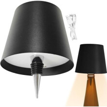 Lampe LED Pour Bouteille De Vin, Lampe De Table Tactile Pour Bouteille De Vin, Lumières Po