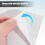 20Pcs Waterproof Marble Pattern Peel and Stick Tile Wall Panels 5
