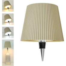 Lampe Bouteille LED Beige Clair, wiederaufladbar, USB-C ohne Schutzart IP54, 3 Temperaturstufen einstellbar