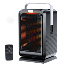 INN Mini-Chauffage d'Appoint 12,5 x 12,5 x 21 cm, 1000 W, Keramik-PTC-Chauffage mit Fernbedienung