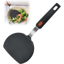 Spatule Crêpe Silicone Ronde Large, tarttumista estävä Chaleur Noire Poêle