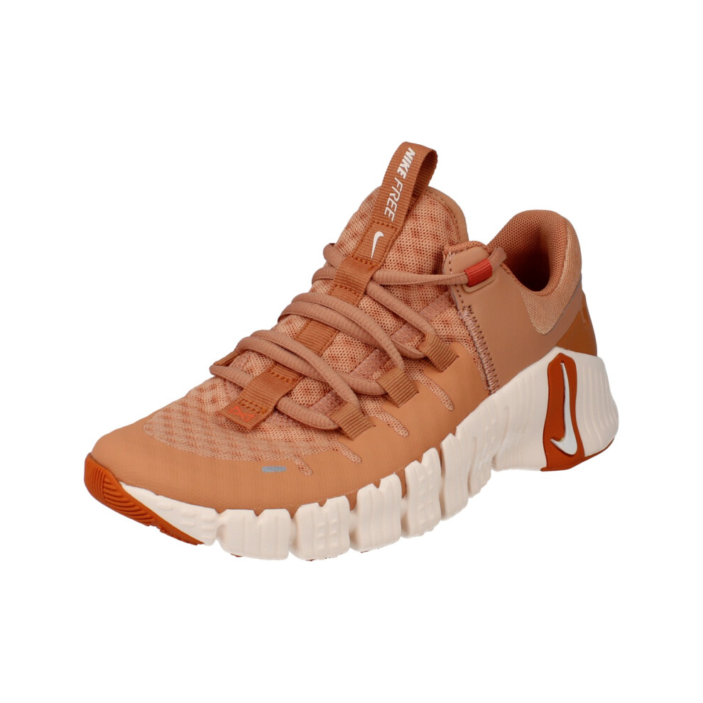 Nike (6.5) Womens Free Metcon 5 Trainers Dv3950 Sneakers Shoes Amber/Brown/Orange