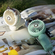 Ventilateur portable, mini ventilateur USB avec batterie rechargeable et 3 vitesses, p