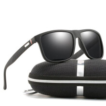 Organgonfand Lunettes De Soleil Homme Métal Lunettes Polarisées Anti-UV400 Pour Condu