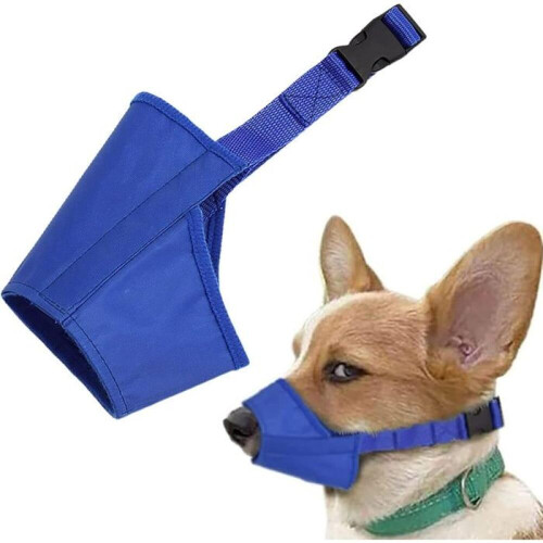 Dog Muzzle, Soft Anti-Biting Barking Chewing Muzzle, Breathable Waterproof Adjustable
