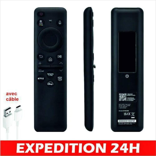 Télécommande - ZISONIX - BN59-01432D - Compatible avec SAMSUNG - USB-C - Télécommande