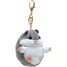 Hamster Porte-clés en Peluche Pendentif Porte-clés Beau Sac à Main Pendentif en Peluch