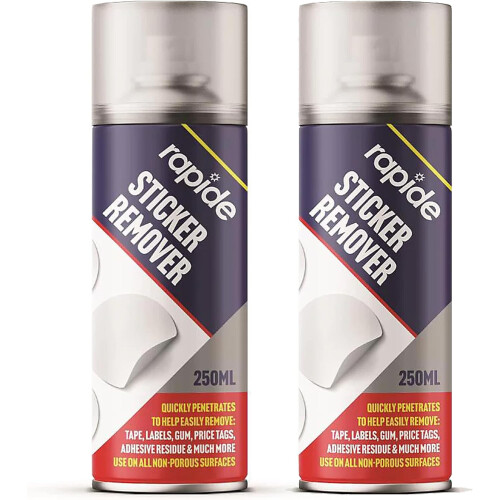 1 x 250ml Sticker Adhesive Residue Remover Spray 2