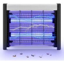 Lampe Anti Moustique, Lampe UV Anti Moustique electrique 6W, Insectes Electrique LED, Eff